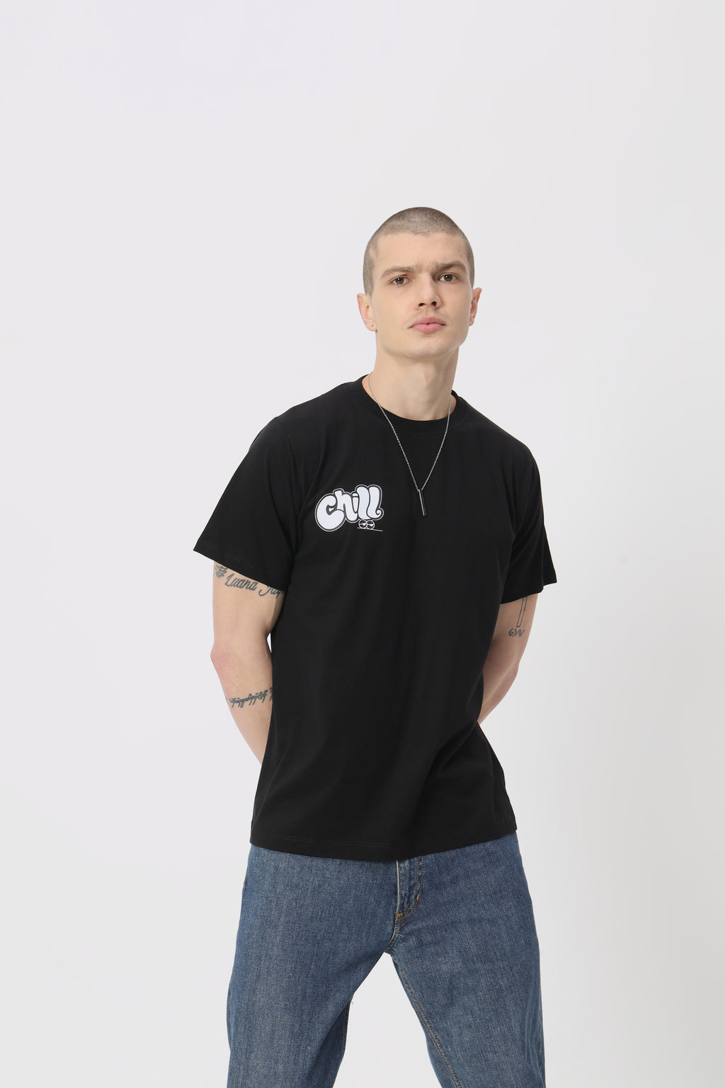 Chill Printed Regular Fit T-shirt