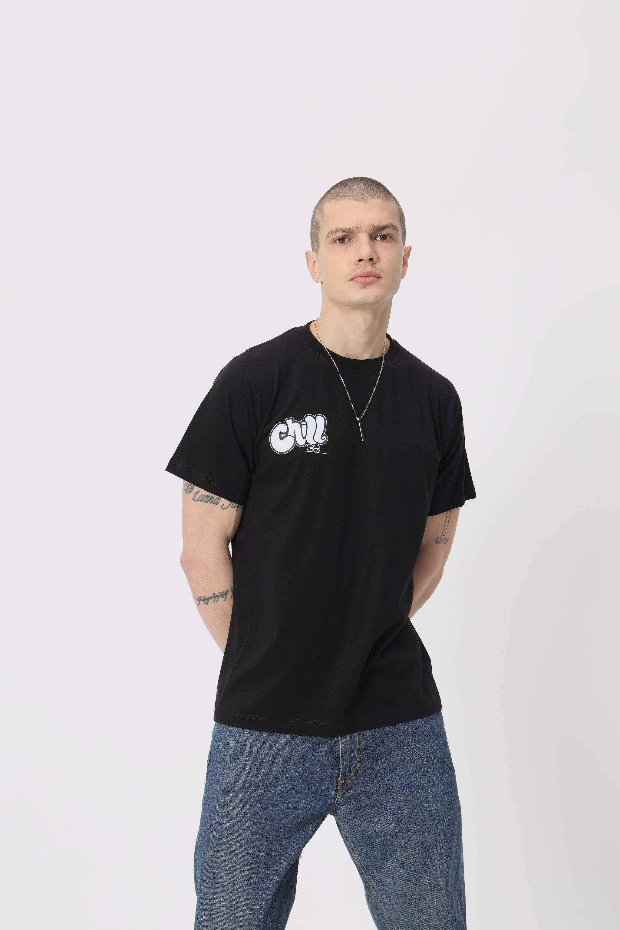 Chill Printed Regular Fit T-shirt