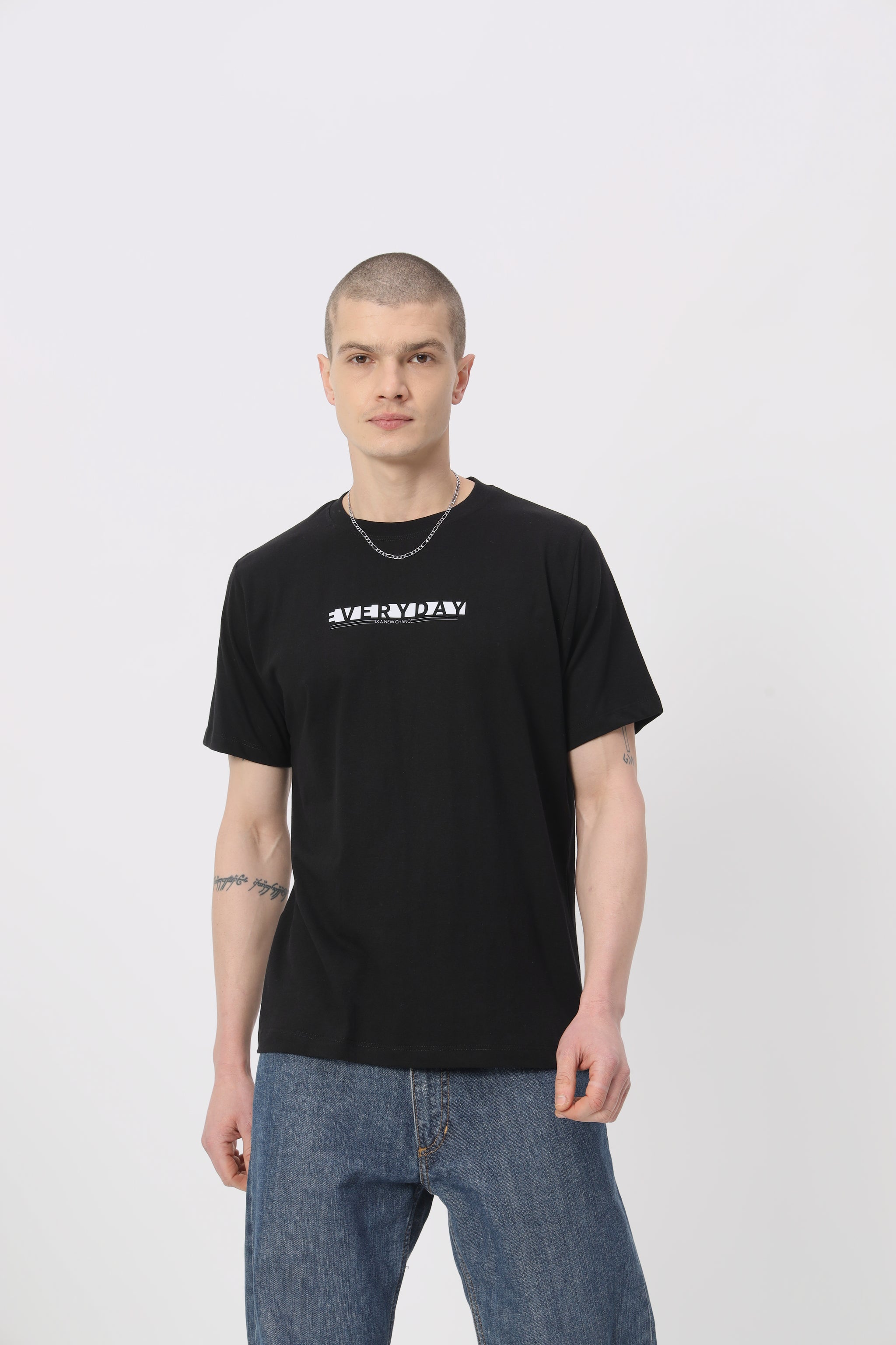 Everyday Regular Fit Black T-shirt