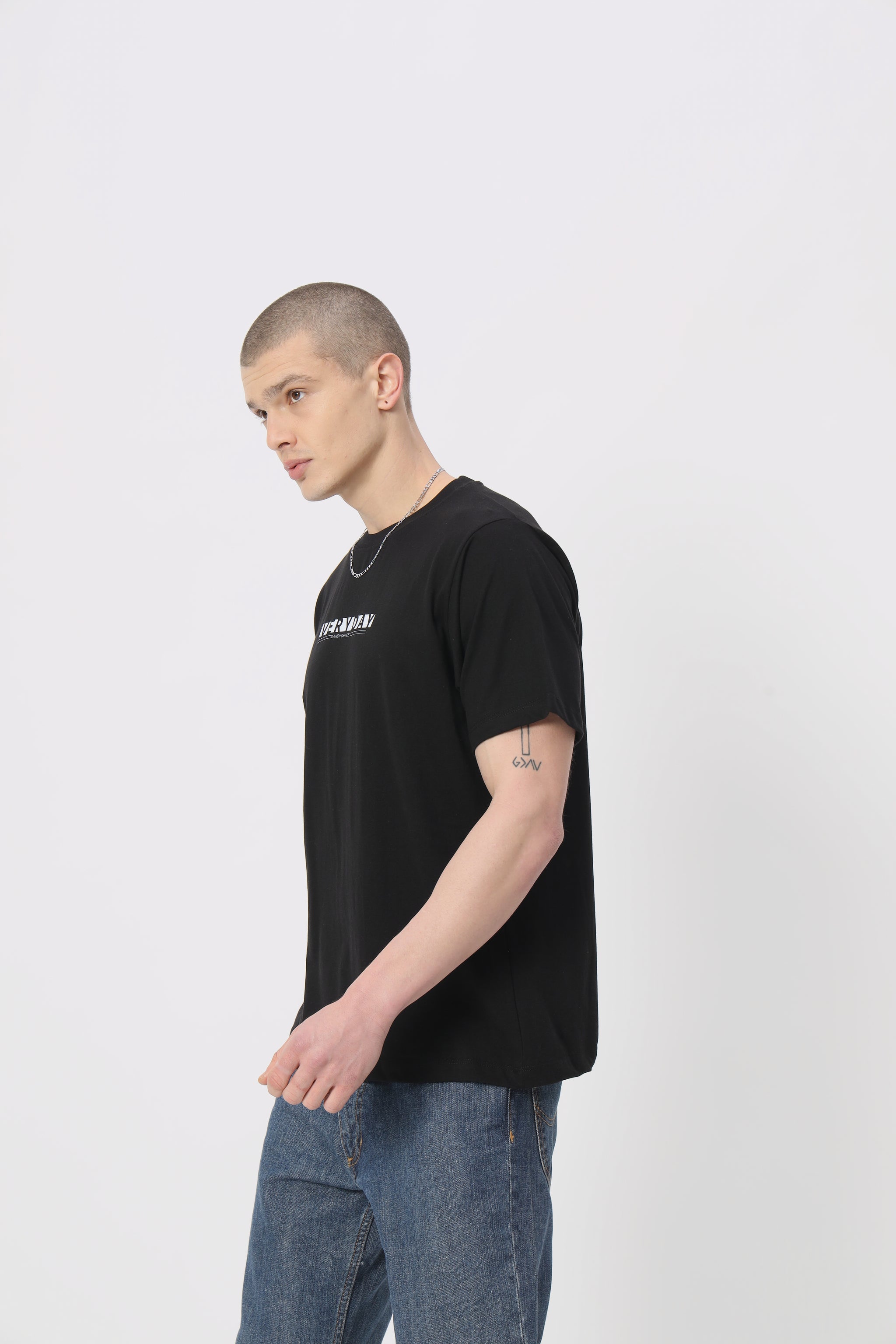 Everyday Regular Fit Black T-shirt