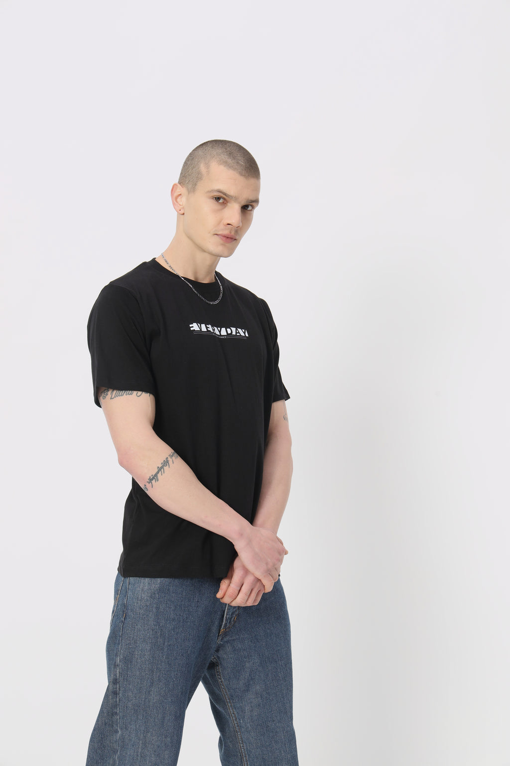 Everyday Regular Fit Black T-shirt
