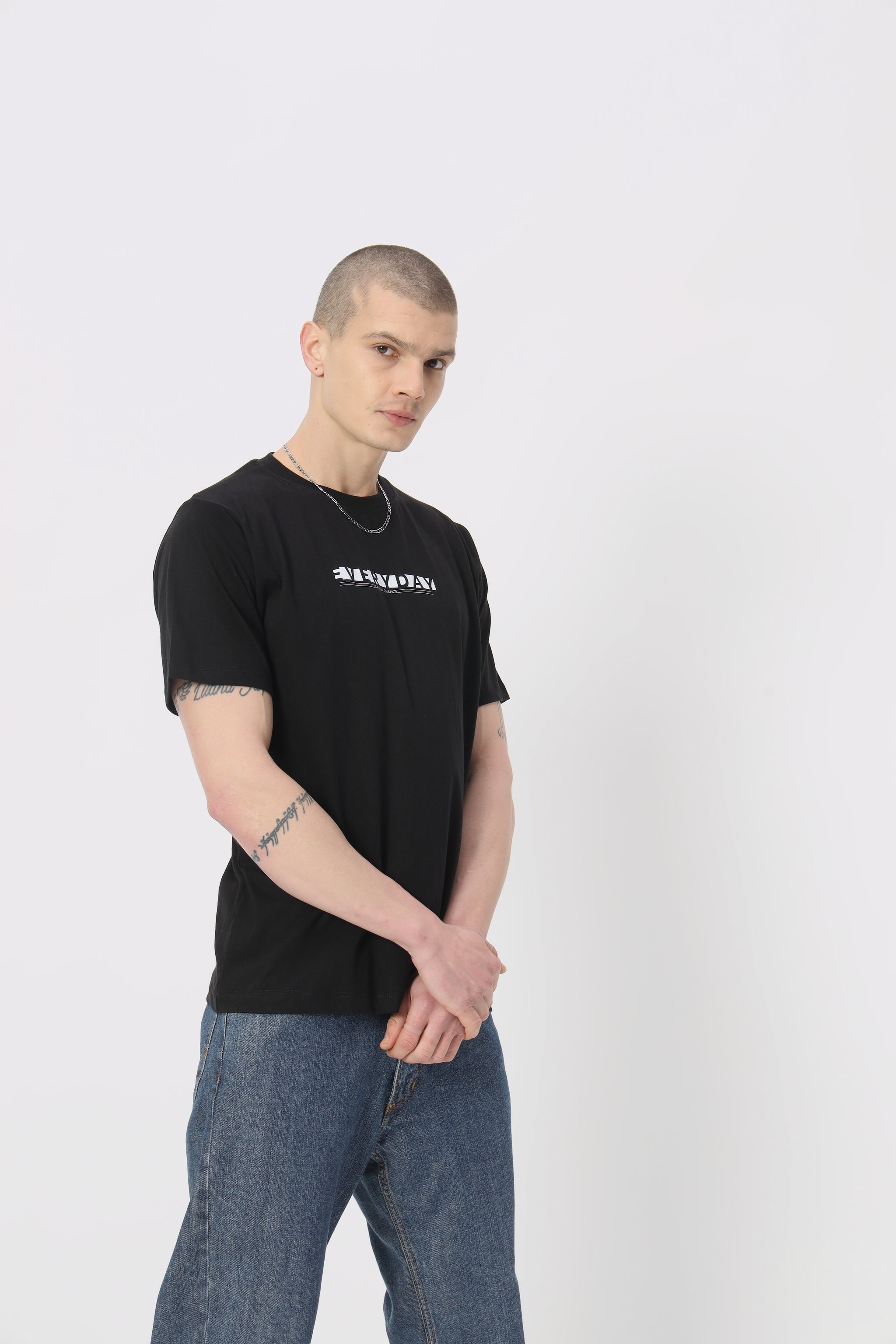 Everyday Regular Fit Black T-shirt