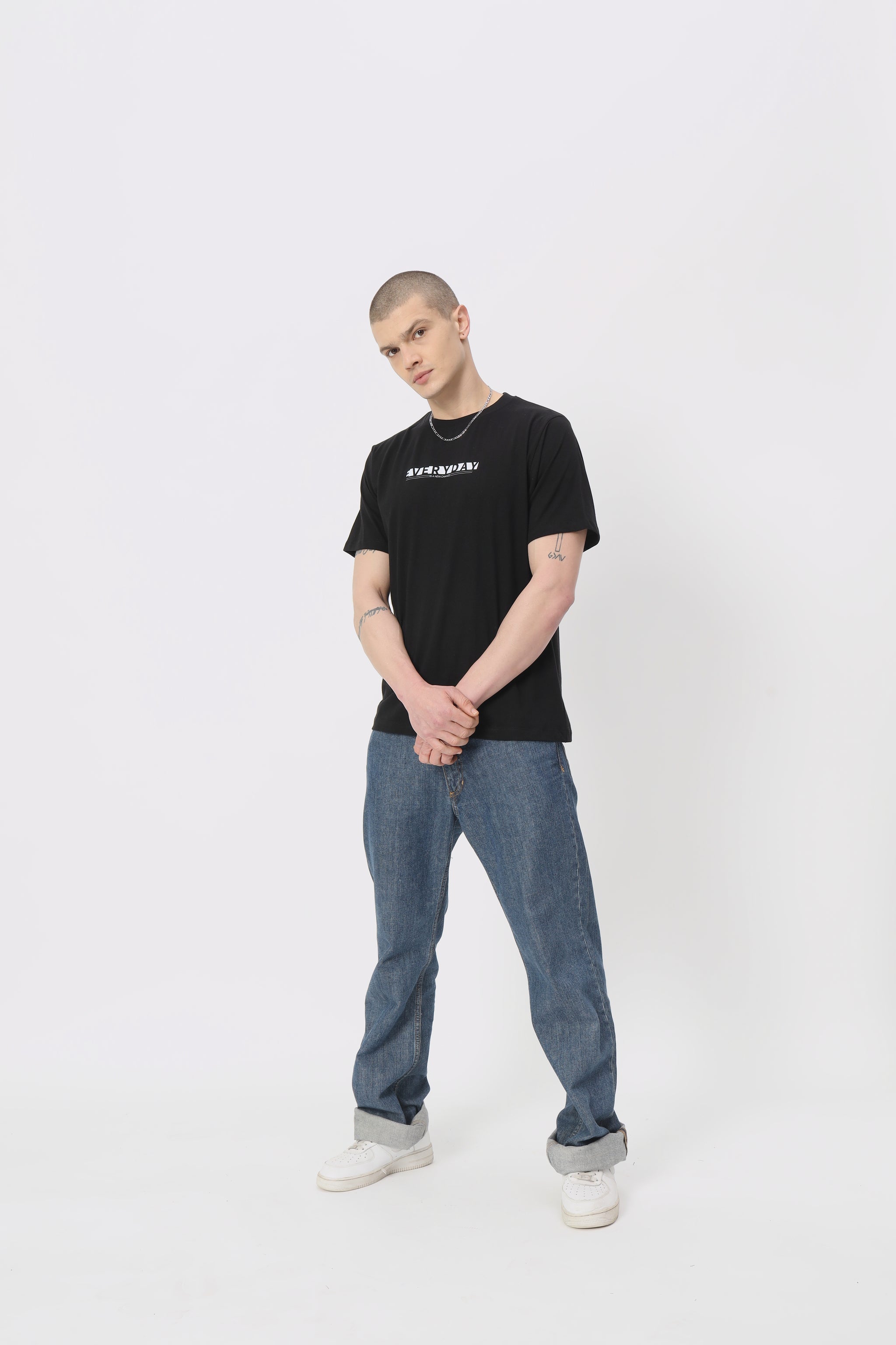 Everyday Regular Fit Black T-shirt