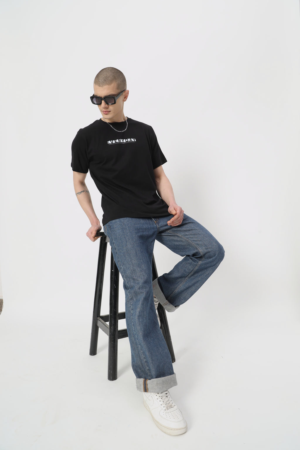 Everyday Regular Fit Black T-shirt