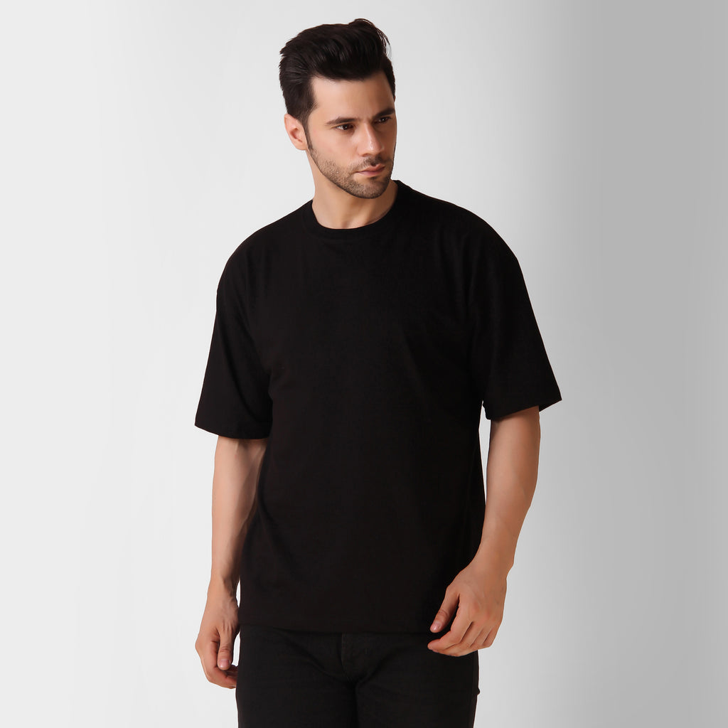 Mens Black Oversized T-shirt