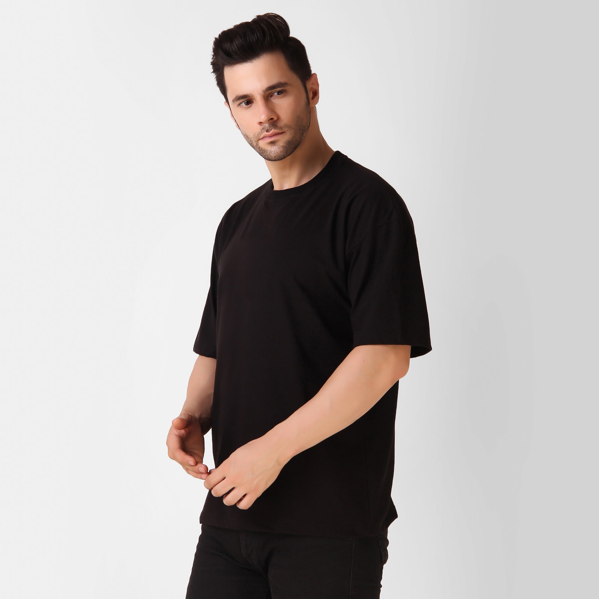Mens Black Oversized T-shirt