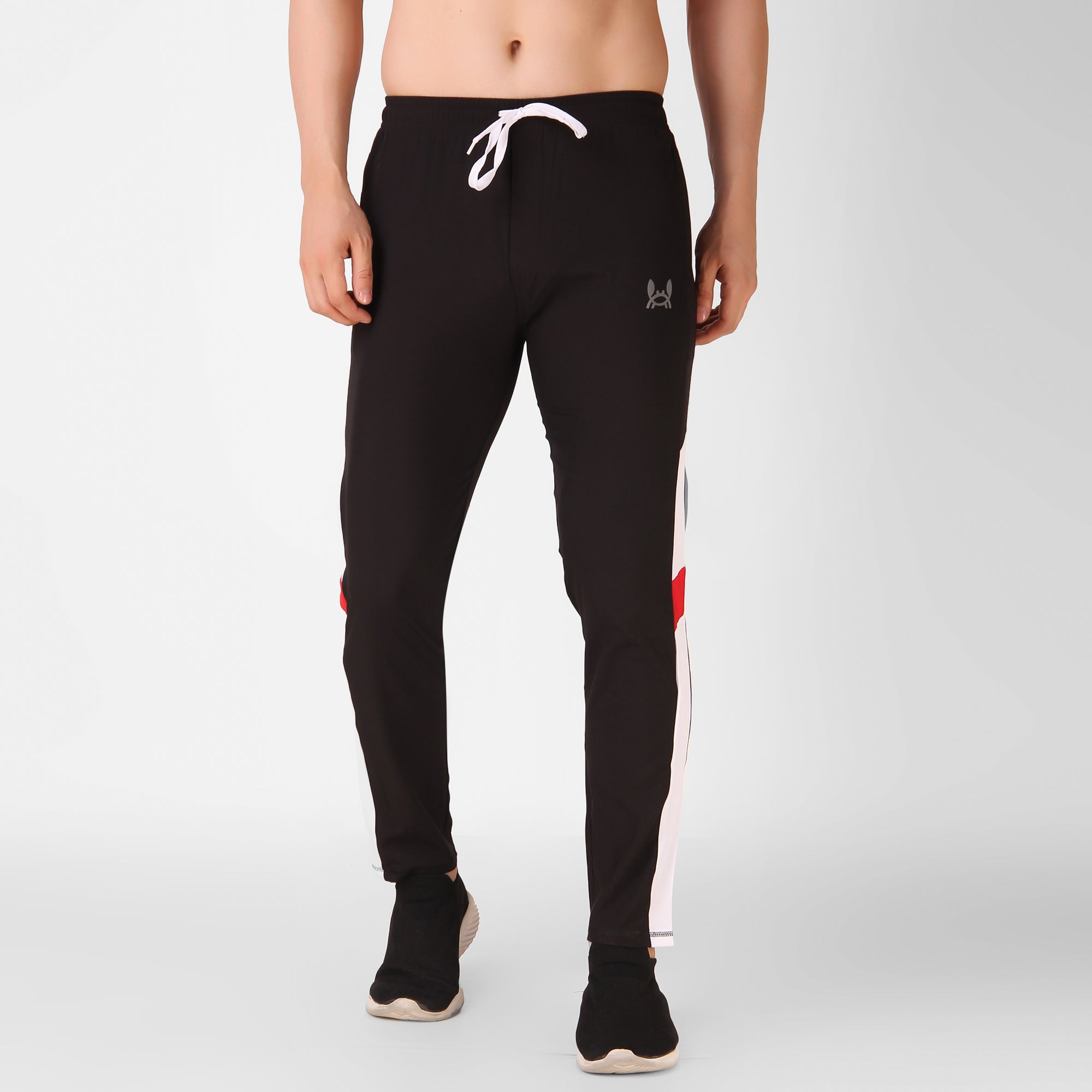 Black Active Track Pant For Mens