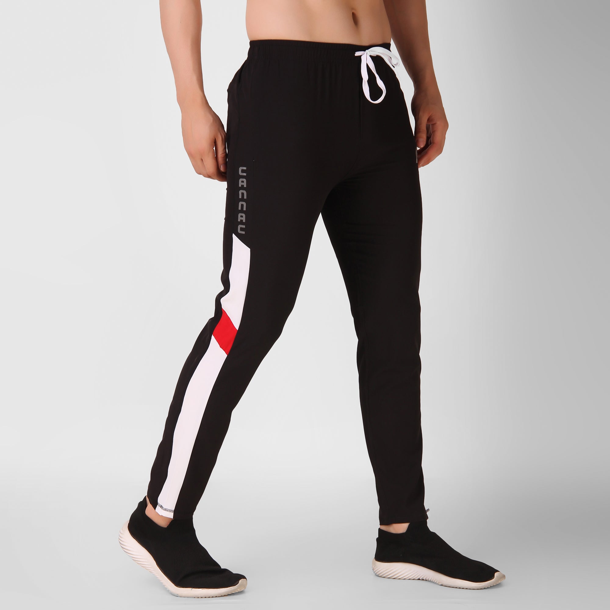 Black Active Track Pant For Mens