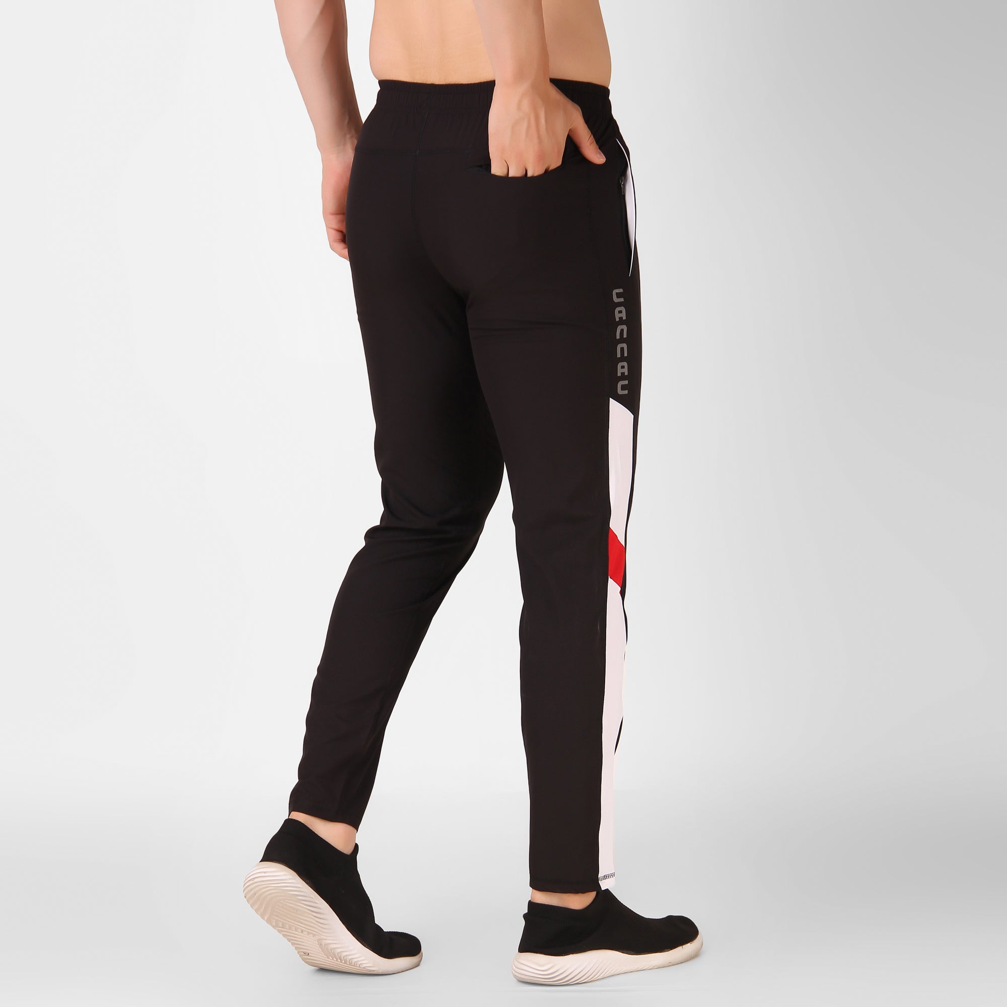 Black Active Track Pant For Mens