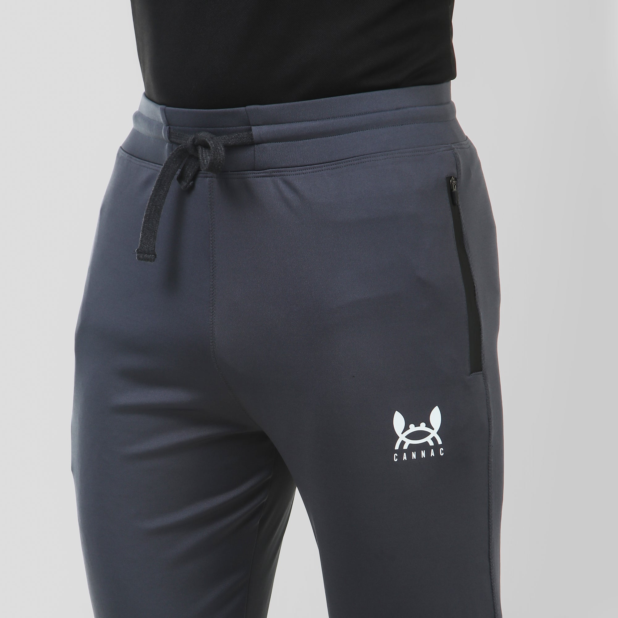 Men Grey  4 Way Track Pant