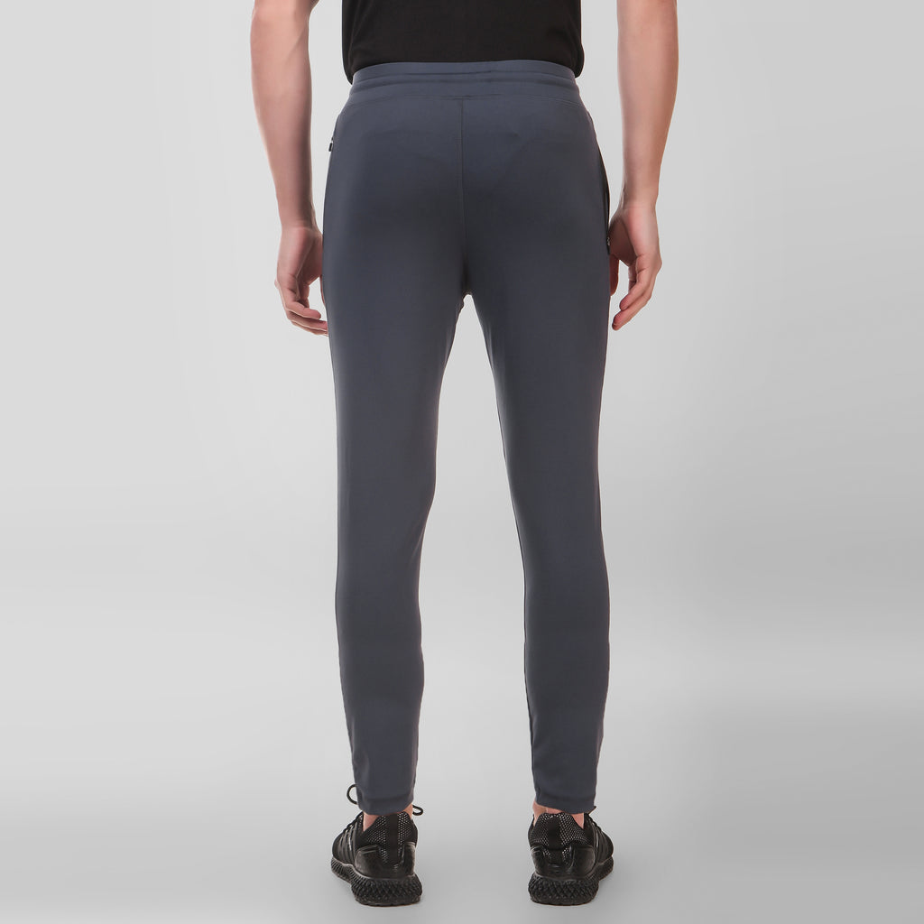Men Grey  4 Way Track Pant