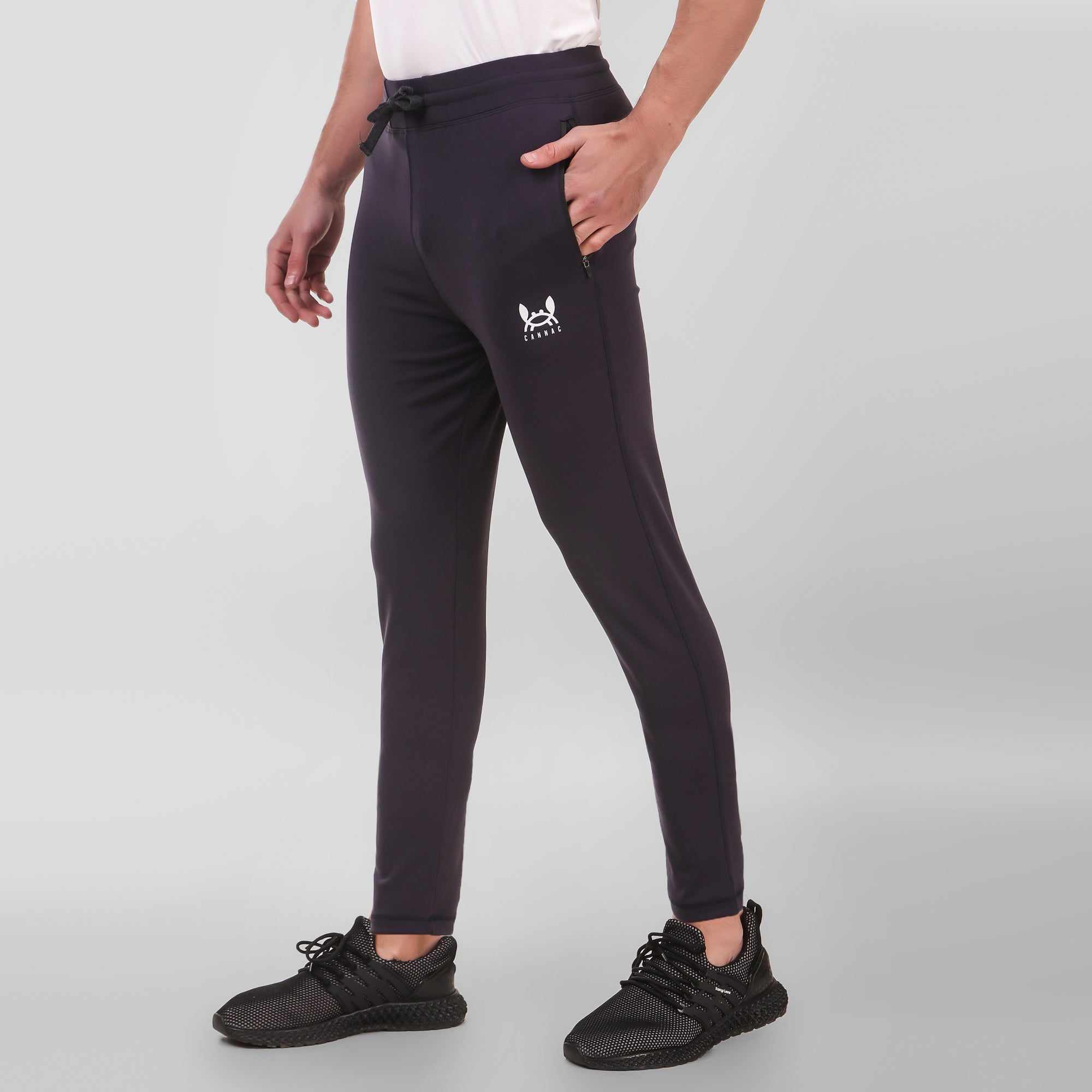 Men Blue  4 Way Track Pant