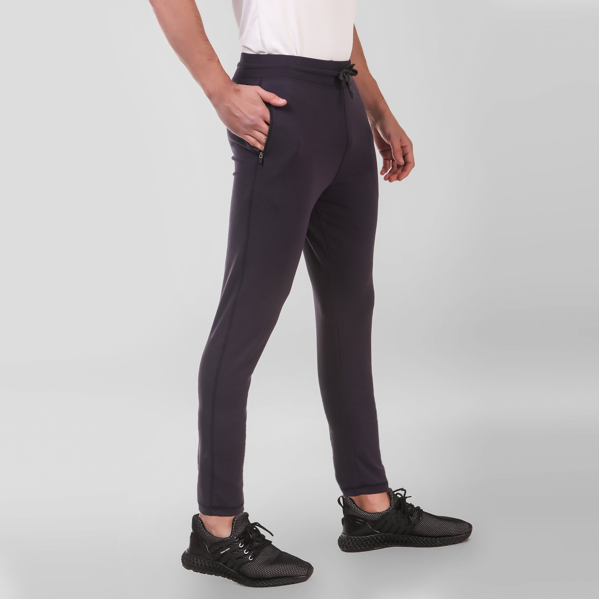Men Blue  4 Way Track Pant