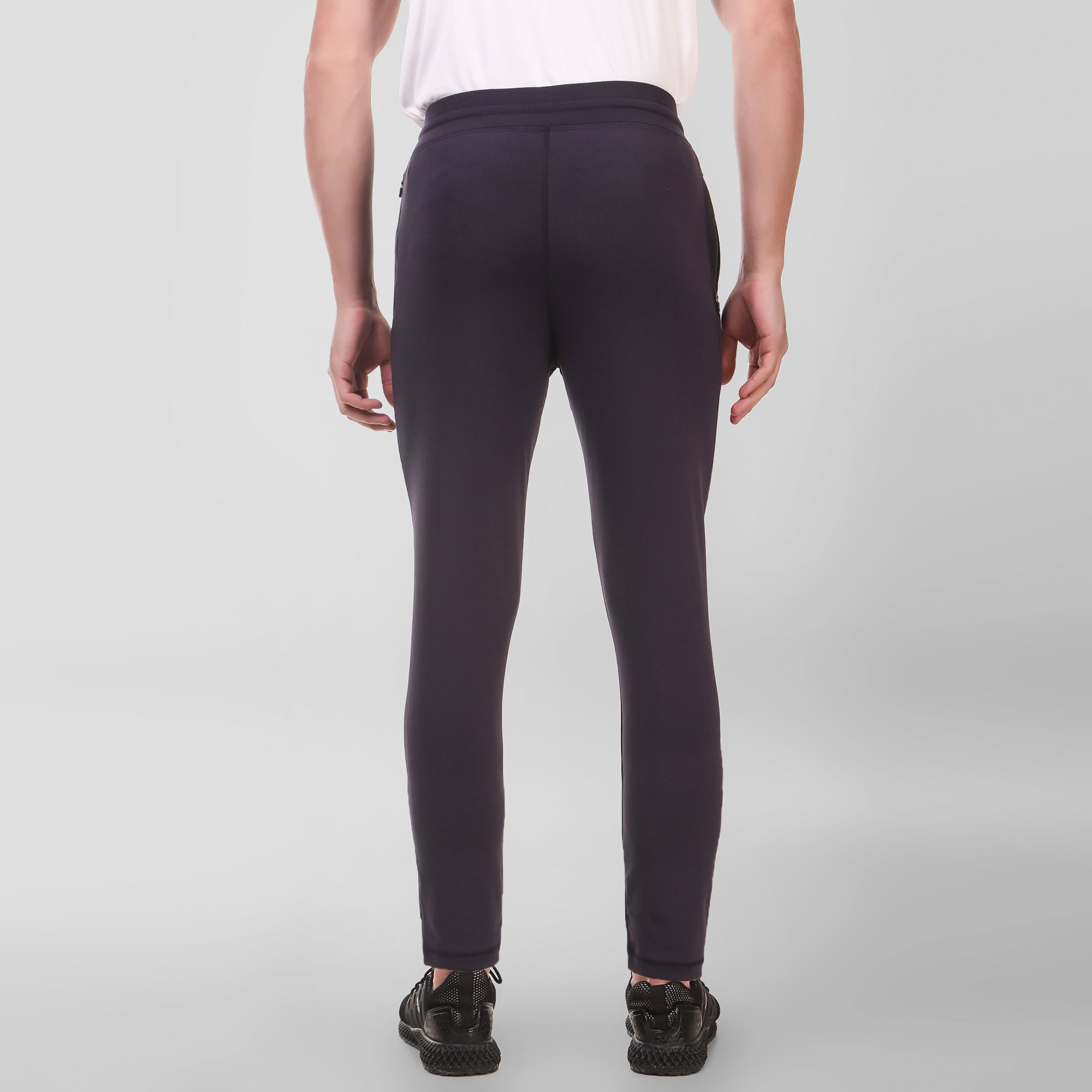 Men Blue  4 Way Track Pant