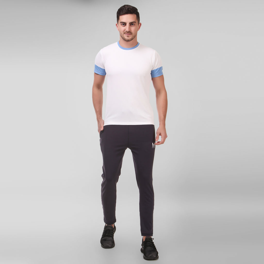 Men Blue  4 Way Track Pant