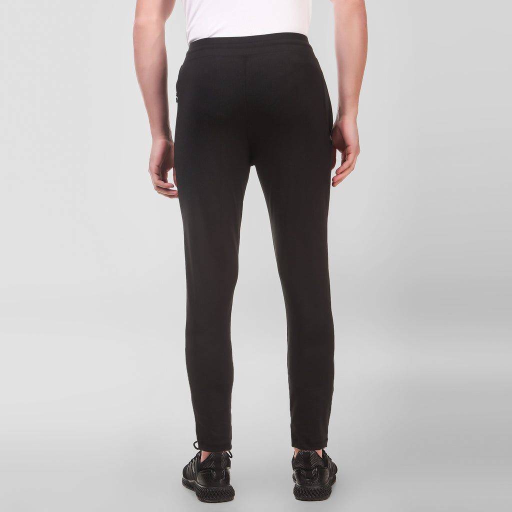 Men Black  4 Way Track Pant