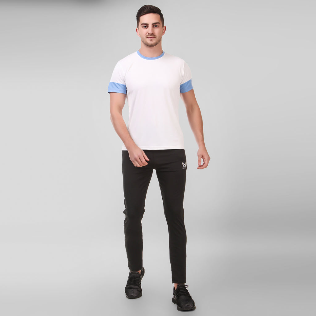 Men Black  4 Way Track Pant