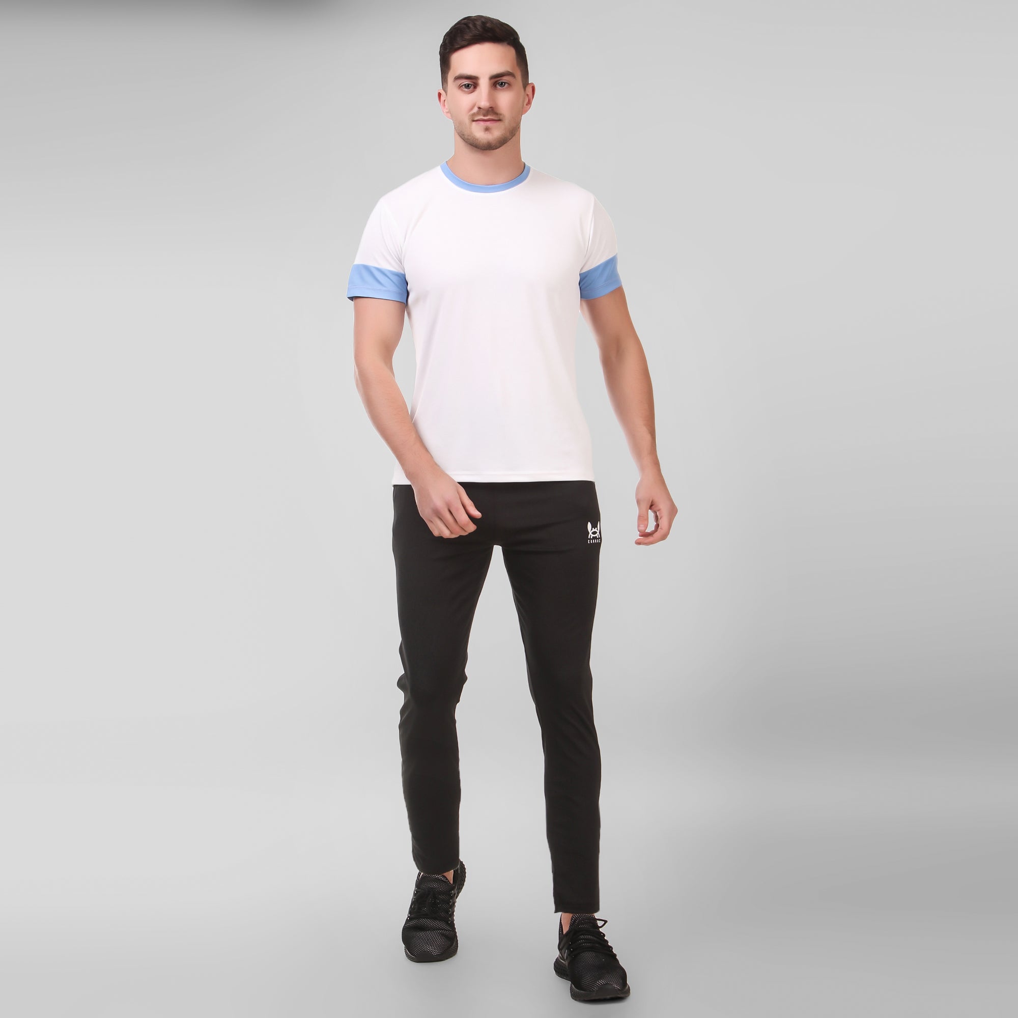 Men Black  4 Way Track Pant