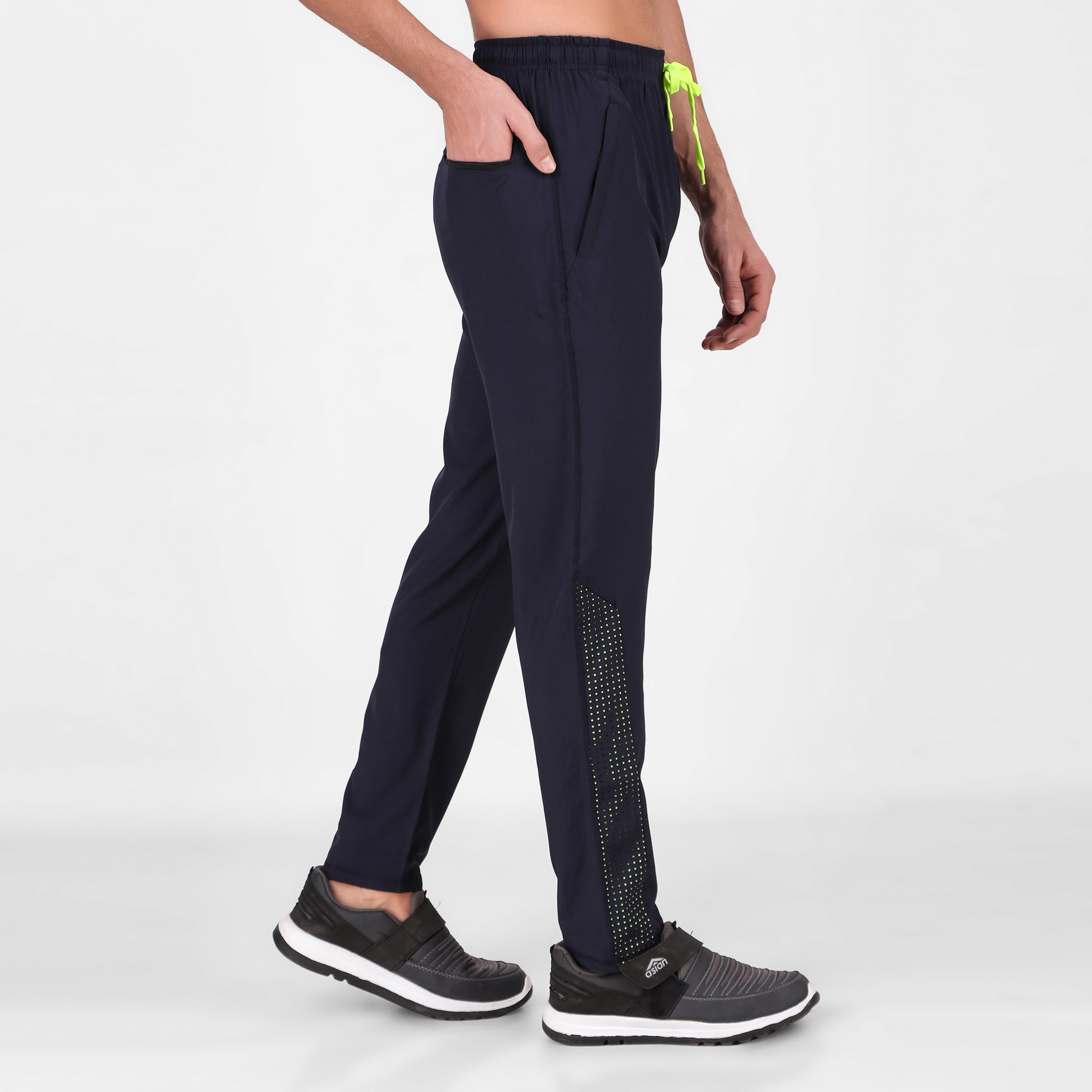 Men's Blue Active Trackpant