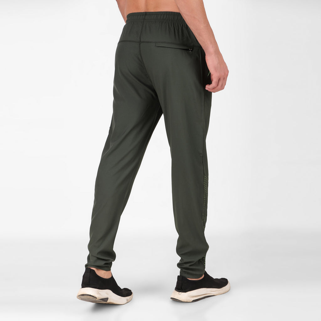 Men's Olive Active Track Pant