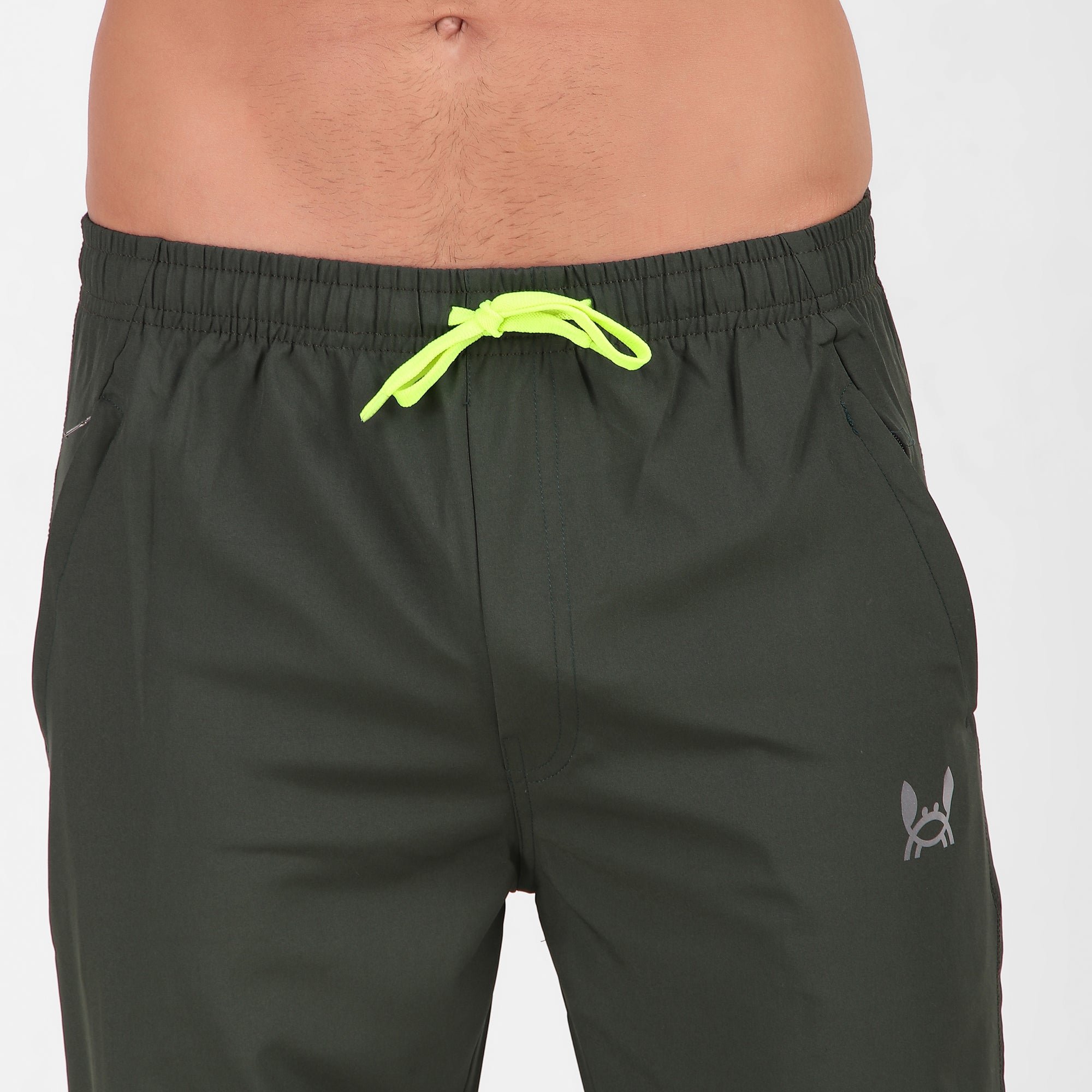 Men's Olive Active Track Pant