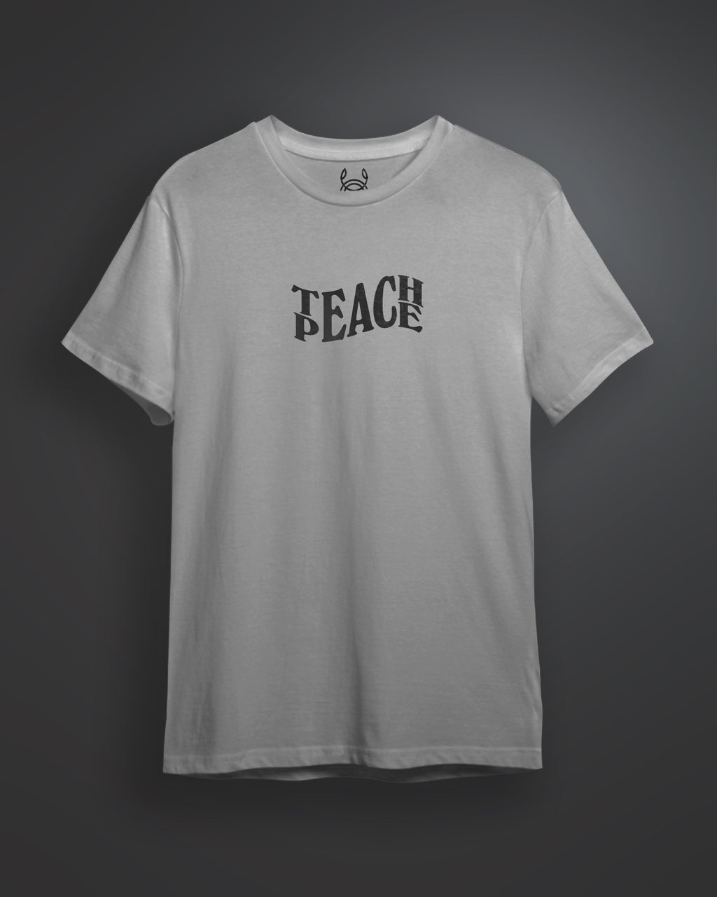 Teach Peace Printed Solid Regular Fit T-shirt