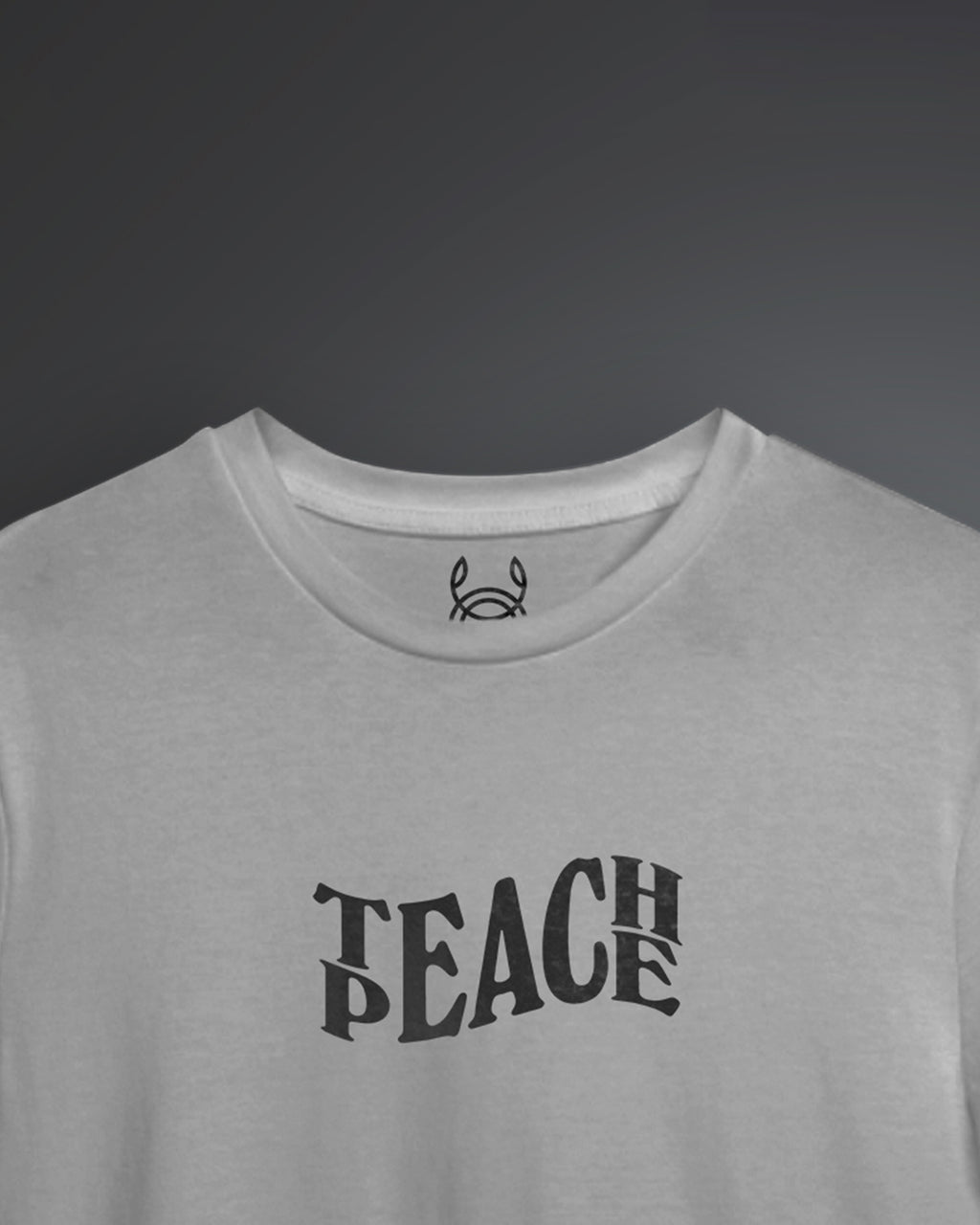 Teach Peace Printed Solid Regular Fit T-shirt